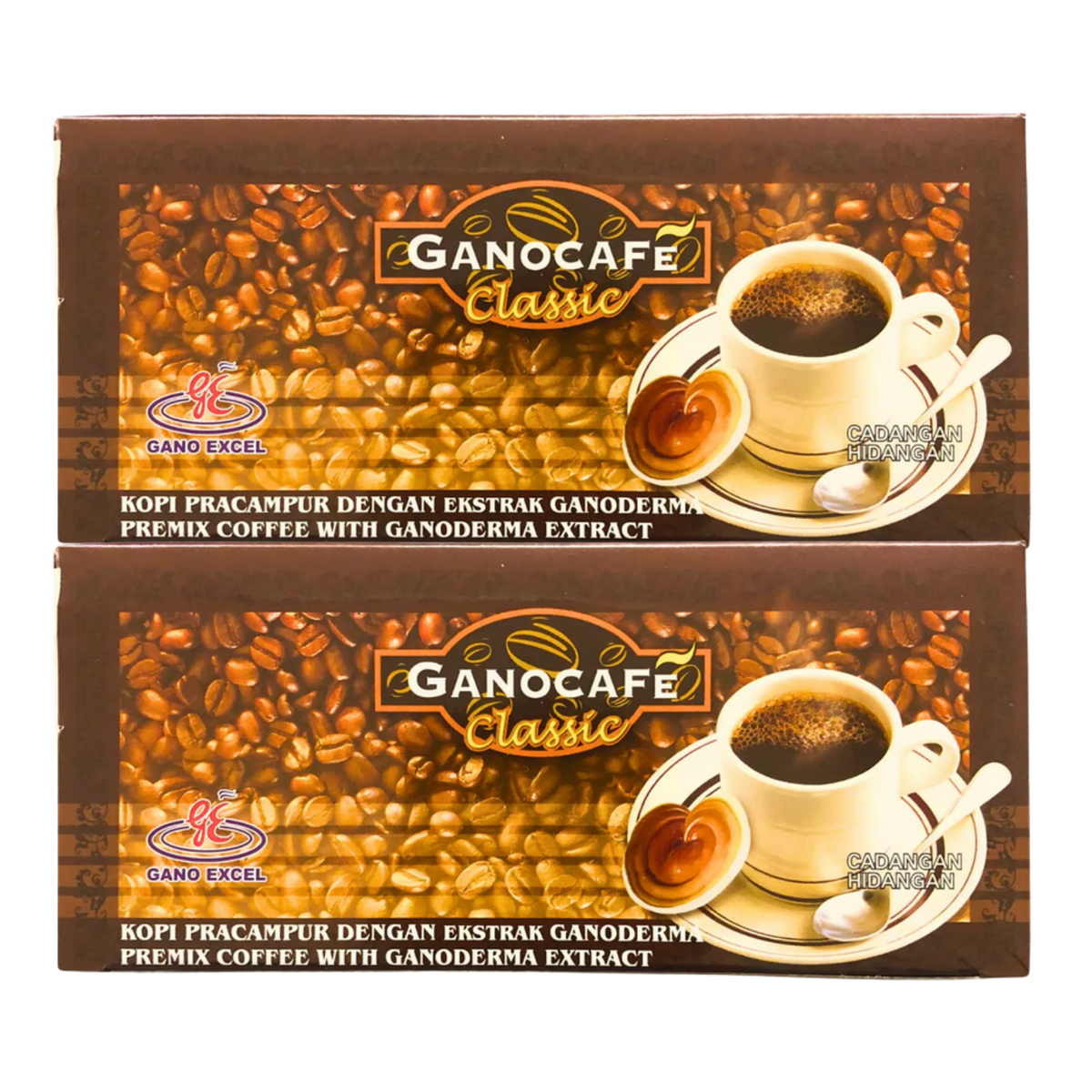 Gano Excel Ganocafé Classic Black Coffee with Ganoderma (30 Sachets/box) - 1 Box