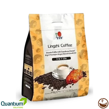 DXN Lingzhi Coffee 3-in-1 Lite with Ganoderma (20 Sachets/pack) - 1 Box