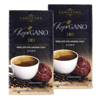 Gano Excel Ganolicious KopiGano 3-in-1 (15 Sachets/box) - 6 Boxes