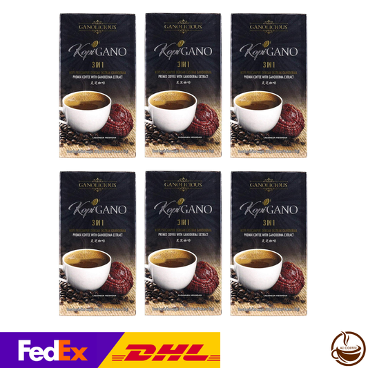 Gano Excel Ganolicious KopiGano 3-in-1 (15 Sachets/box) - 6 Boxes