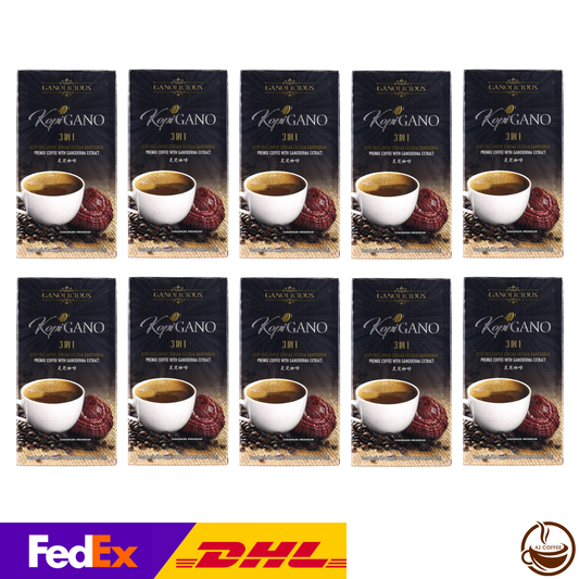 Gano Excel Ganolicious KopiGano 3-in-1 (15 Sachets/box) - 10 Boxes