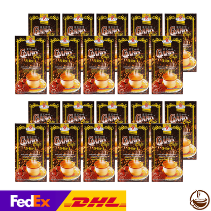 Gano Excel Café 3-in-1 Coffee with Ganoderma Reishi Extract (20 Sachets/box) - 20 Boxes