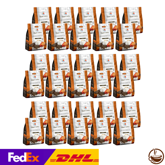 DXN Lingzhi Coffee 3-in-1 with Ganoderma (20 Sachets/pack) - 30 Boxes